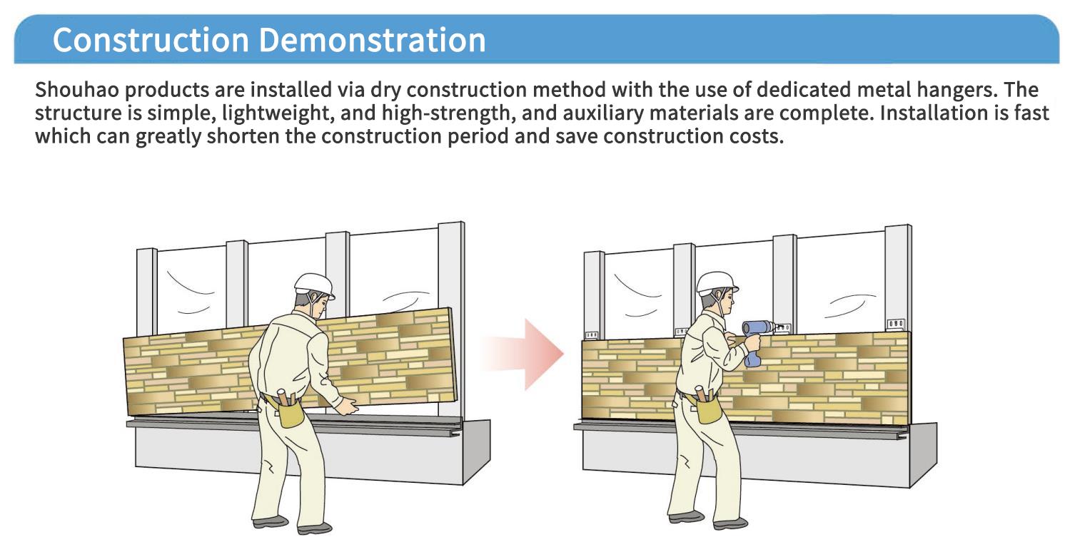 Construction Method of Exterior Wall Panel